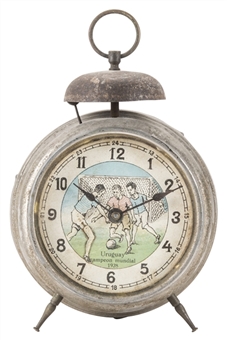 1928 Uruguay Campeon Mundial Table Clock From Andres Mazzali Estate (Letter of Provenance)